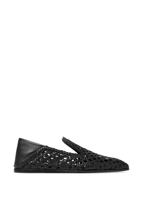 Jimmy Choo Eliot woven loafers - Black