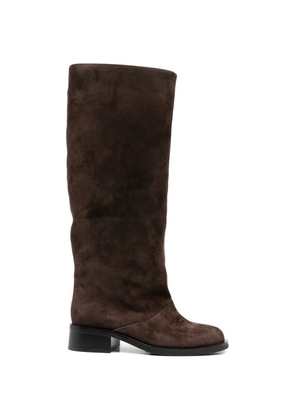 ADRIANNA FERETTI suede knee-high boots - Brown