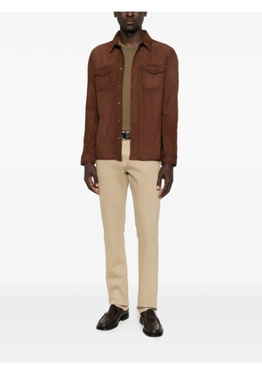 John Varvatos round-neck short-sleeve T-shirt - Brown