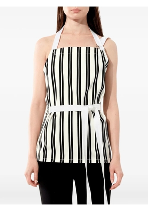 Balenciaga striped halterneck tank top - Black