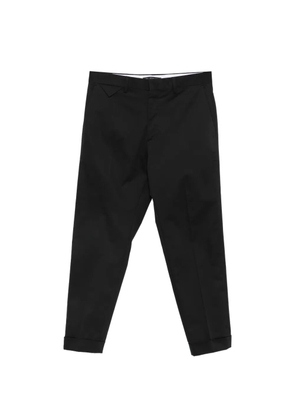Low Brand Cooper T1.7 pressed-crease turn-up trousers - Black