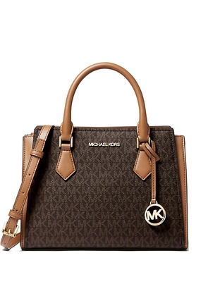 Michael Kors Hope monogram-print shoulder bag - Brown