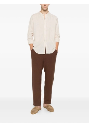 IMPERIAL mandarin-collar long-sleeve shirt - Neutrals