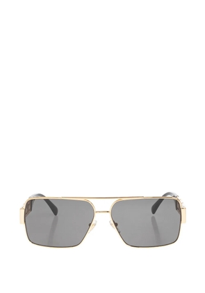Versace Eyewear Greca geometric-frame sunglasses - Gold