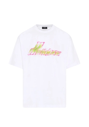 We11done watercolor-print T-shirt - White