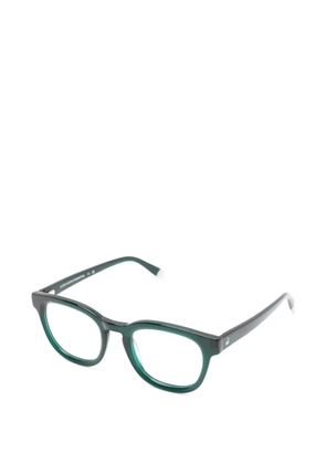 Benetton Coral round-frame glasses - Green