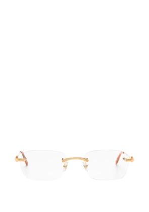 Cartier Eyewear Bolon rimless C Décor glasses - Gold