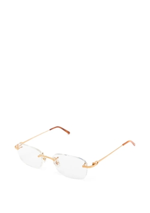 Cartier Eyewear Bolon rimless C Décor glasses - Gold