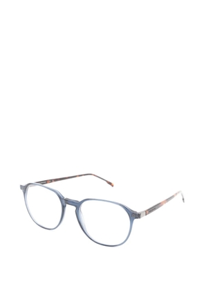 Moleskine round-frame tortoiseshell-effect glasses - Blue