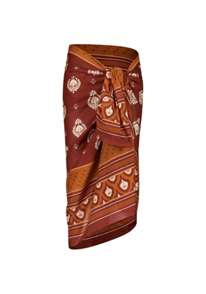 Johanna Ortiz Spirit Of The Rider pareo - Brown