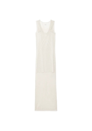 Zadig&Voltaire Riza open-knit wing-motif maxi dress - Neutrals