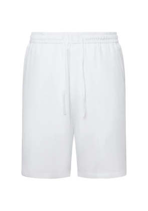 Low Brand drawstring elasticated-waist shorts - White