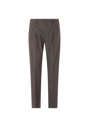 Briglia 1949 pleated trousers - Brown