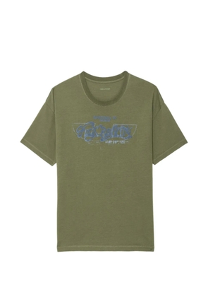 Zadig&Voltaire Toddy graphic-print T-shirt - Green