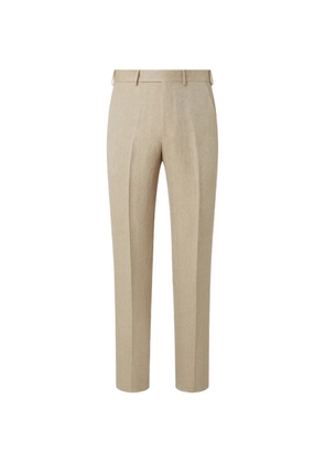Zegna Oasi herringbone tailored trousers - Neutrals