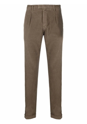 Briglia 1949 corduroy straight-leg trousers - Green