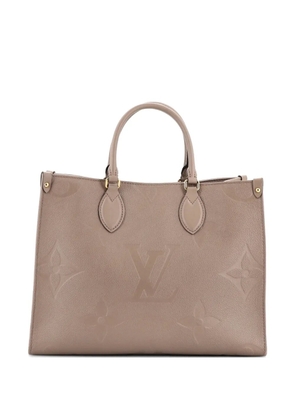 Louis Vuitton Pre-Owned OnTheGo Monogram Empreinte Giant MM tote bag - Neutrals