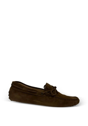 Tod's Vintage Gommino lace-up loafers - Brown
