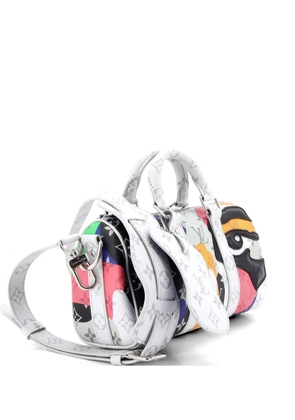 Louis Vuitton Pre-Owned Keepall Bandouliere Bag Limited Edition Portrait Monogram Canvas 25 crossbody bag - Grey