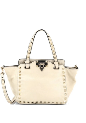 Valentino Garavani Pre-Owned Rockstud Soft Leather Small tote bag - Neutrals