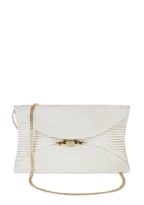 Shanghai Tang Tang Bamboo clutch bag - Neutrals