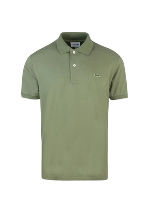 Lacoste logo-patch polo shirt - Green