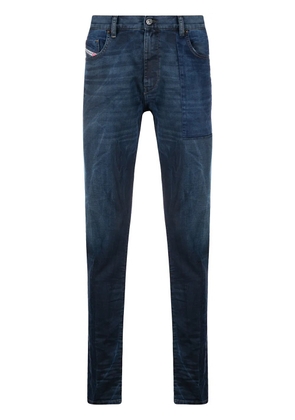 Diesel D-Strukt mid-rise slim-fit jeans - Blue