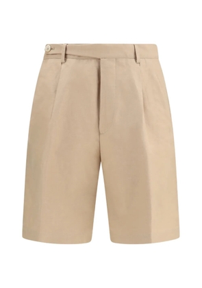 Brunello Cucinelli pleated bermuda shorts - Neutrals