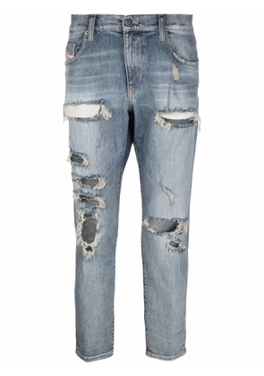Diesel mid-rise slim-cut jeans - Blue