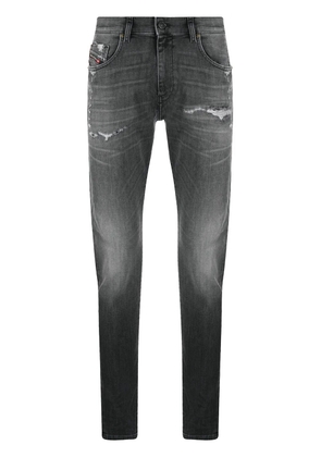 Diesel D-Strukt mid-rise slim-fit jeans - Black