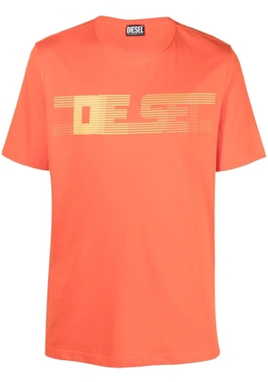 Diesel T-JUST-E19 logo-print T-shirt - Orange