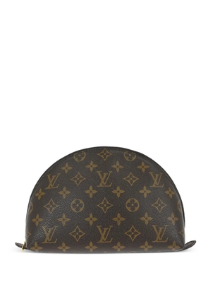 Louis Vuitton Pre-Owned 2004 Monogram Trousse Demi Ronde cosmetic pouch - Brown