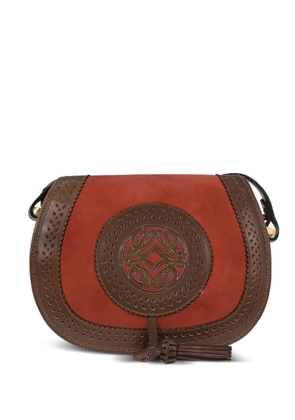 Loewe Pre-Owned 1990-2000s Sevilla Collection Anagram leather crossbody bag - Orange