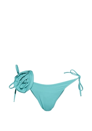 Moschino floral-detail bikini bottoms - Blue