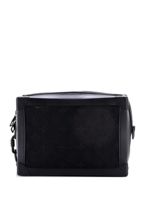 Louis Vuitton Pre-Owned Soft Trunk Bag Monogram See Through Mesh crossbody bag - Black