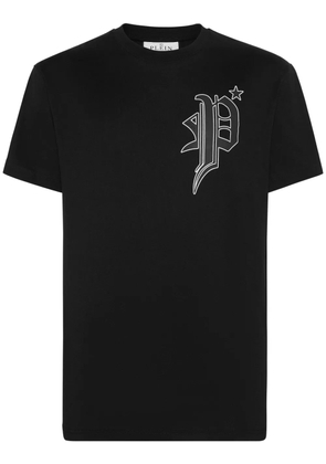Philipp Plein Tattoo logo-print cotton T-shirt - Black