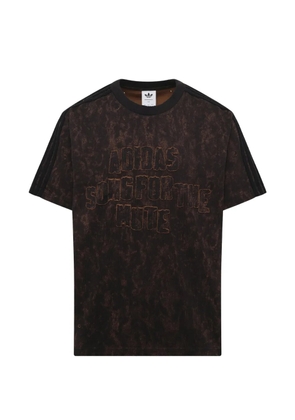 Song For The Mute x Adidas 006 bleaching-effect T-shirt - Black
