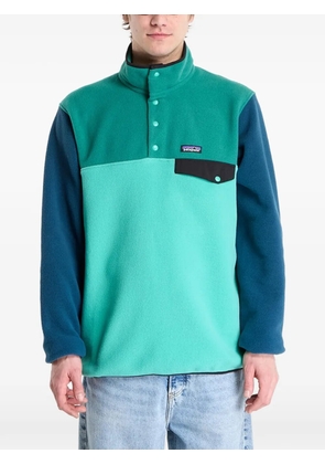 Patagonia Lightweight Synchilla Snap-T Fleece colour-block sweater - Green