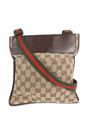 Gucci Pre-Owned GG canvas shoulder bag - Neutrals