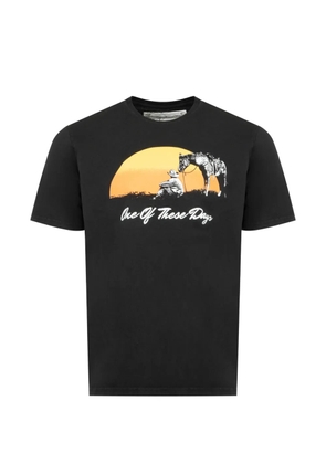 One Of These Days Could Only Remember graphic-print cotton T-shirt - Black