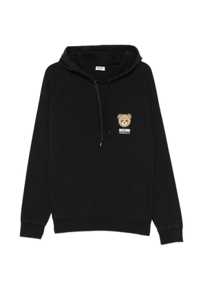 Moschino logo-print hoodie - Black