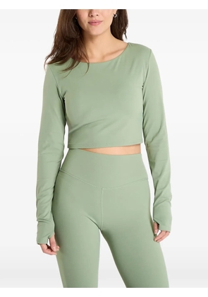 Urban Classics long-sleeve crop top - Green