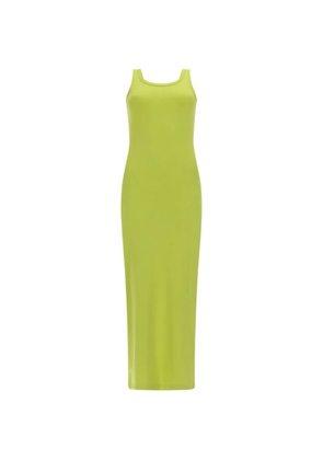 MSGM ribbed-knit sleeveless dress - Green
