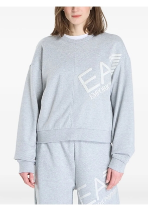 Ea7 Emporio Armani logo-print sweater - Grey