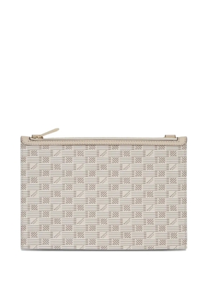 Moreau Saint Multiple monogram-pattern clutch bag - Neutrals