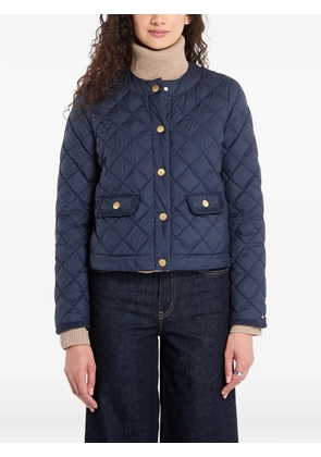 Tommy Hilfiger quilted collarless jacket - Blue