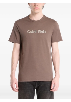 Calvin Klein logo-print T-shirt - Brown