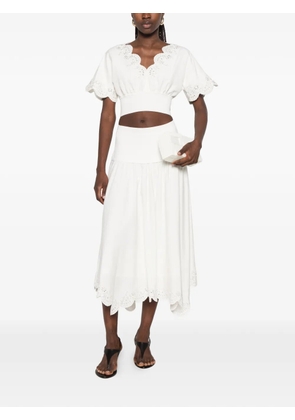 Simkhai Delphina crop top - White