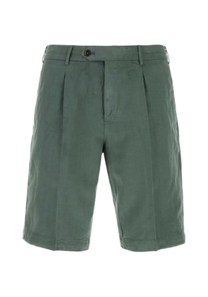 PT Torino pleated bermuda shorts - Green