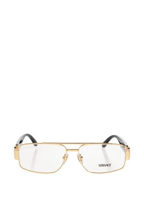 Versace Eyewear Medusa Biggie rectangle-frame glasses - Gold